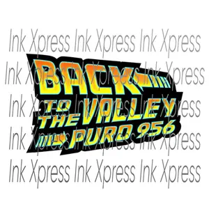 Back to the valley 956 hardhat sticker