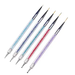 Double-ended Nail Art Pen Set, Dotting Painting Pen, Professional Manicure Tool for Home & Salon Use, Nail Art Design, Nail Art Accessories