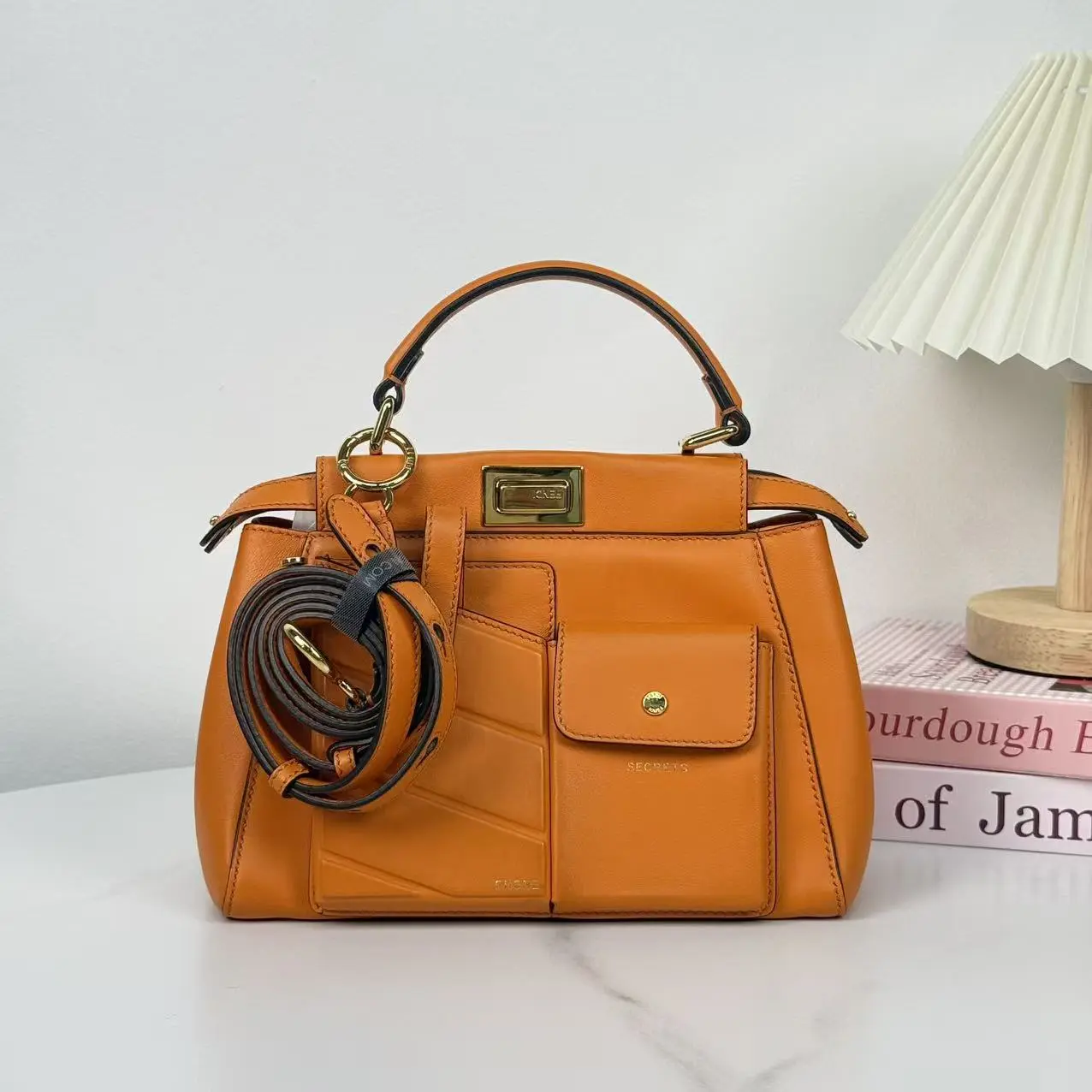 Pre-owned FENDI Peekaboo Utility Pockets Bag