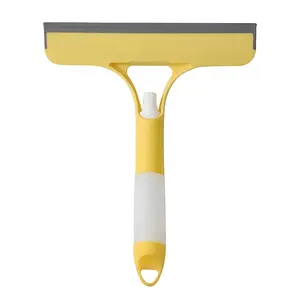 3 in 1 Window Cleaning Scraper, 2025 New Squeegee for Shower Glass, 3 in 1 Spray Function for Glass Doors for Windows Glass, Mirrors Scraper, Brush. All-Purpose Window Cleaner Tool lightweight silicone microfiber wipe home bathroom squeegee   patches