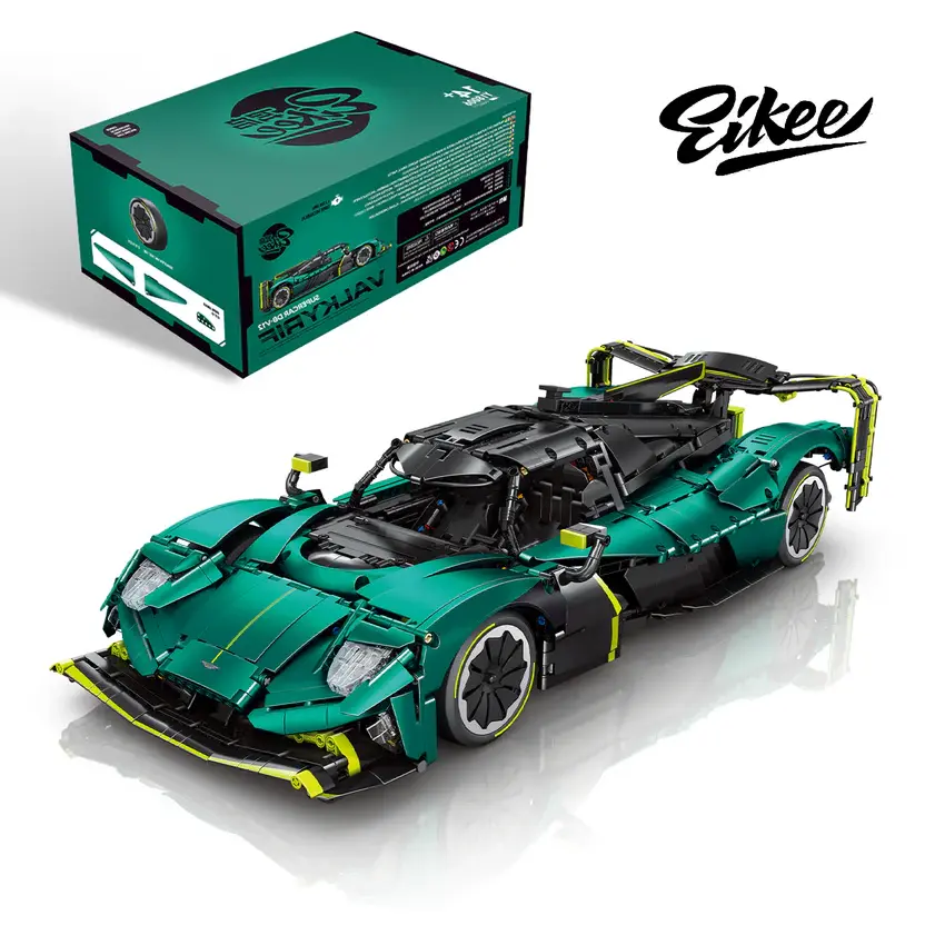 Eikee Sports Car Building 3868pcs, 1:8 Featuring An Exceptional Building Experience, Exquisitely Detailed Interior And Exterior, A Visually Stunning Appearance, And A Highly Realistic Design The Ultimate Festival Gift for Building Block Enthusiasts