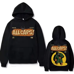 Streetwear Hoodie Featuring Madlib & MF DOOM Madvillain Graphics for Hip-Hop Fans
