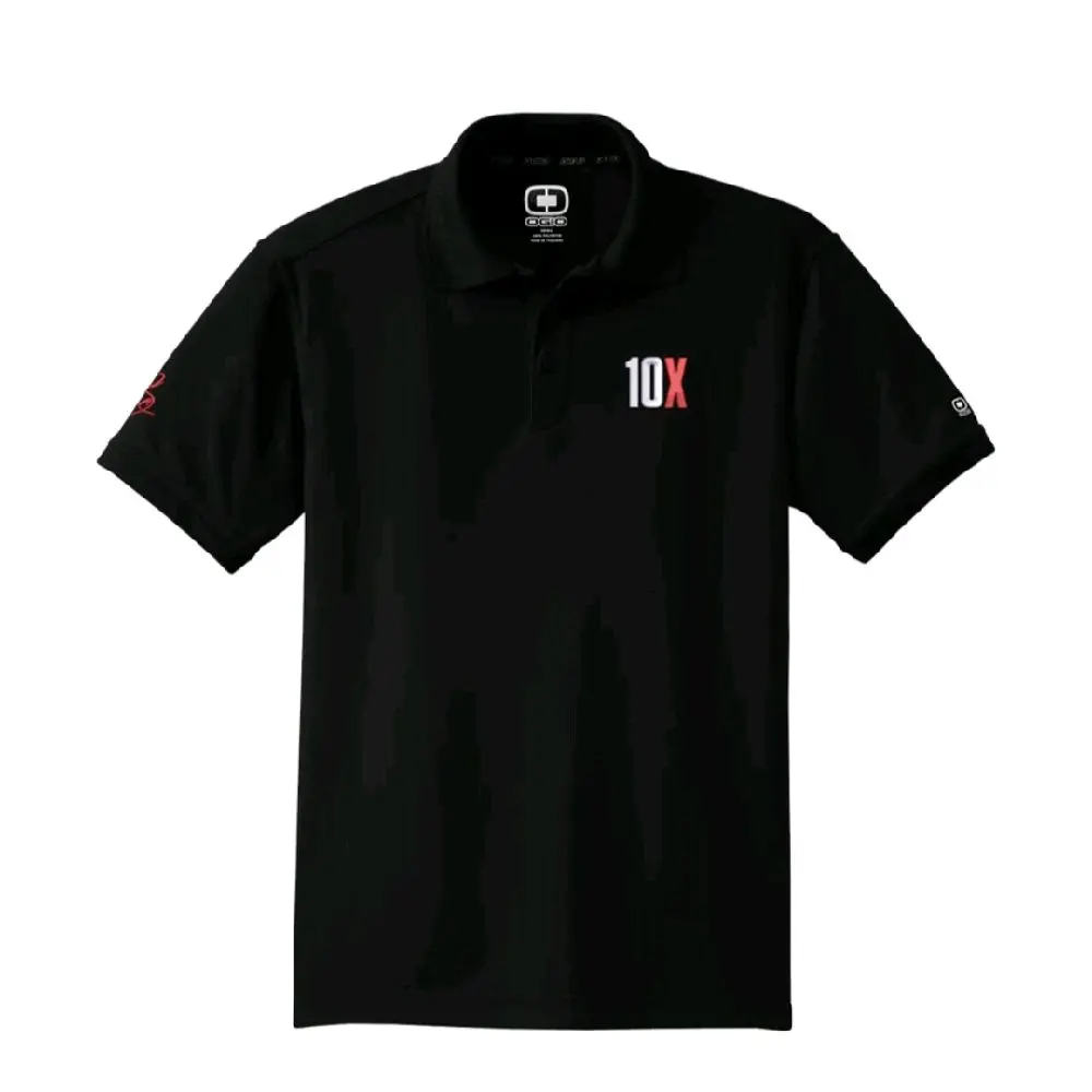 NEW Ogio 10X Grant Cardone Men’s Polo Shirt Black (2 Styles) Size: XL