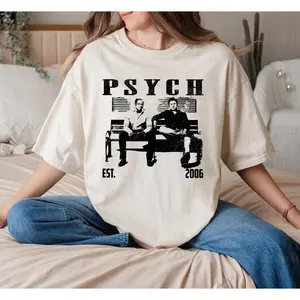 Psych Shirt, Psych Tv Series Shirt, Retro Film Shirt, Vintage Shirt, Retro Shirt, Classic Shirt, Gifts for him, Christmas Gifts