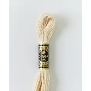 DMC Embroidery Stranded Thread - Six-Strand Embroidery Floss - 712 - Cream