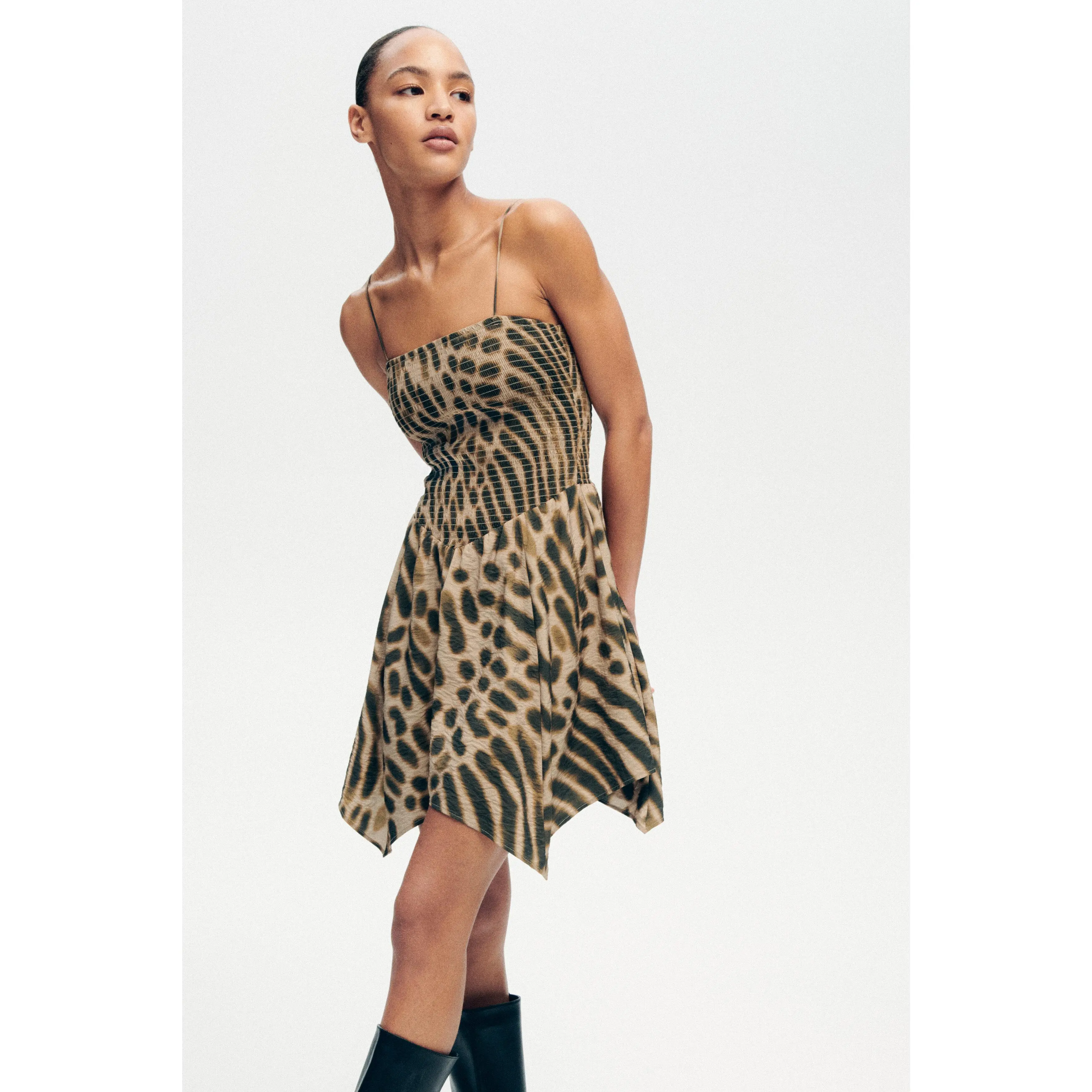 H&M Smocked strappy dress
