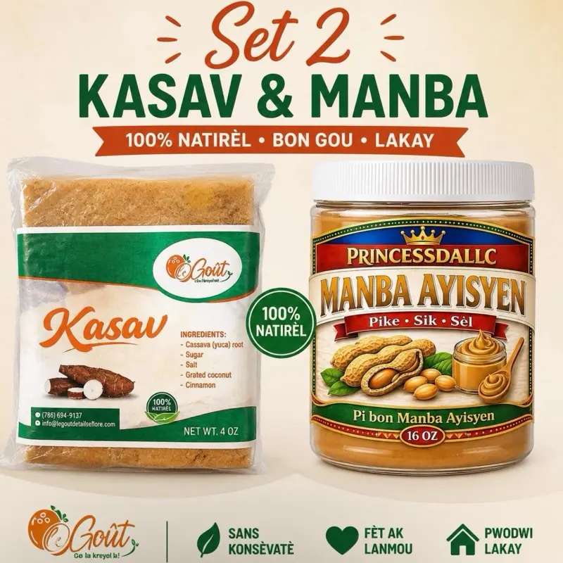 PrincessDa Haitian Cassava-Manba Bread (Cassav Peyi Okap) - Ambient Crunchy Fried Casave Crisps, Keto-Friendly Youth Snack, Non-Toxic, with Canadian Ketchup, Cinnamon Honey, BBQ Flavors