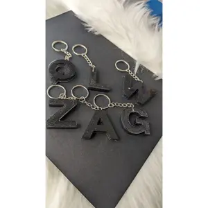 Black Letter Keychain