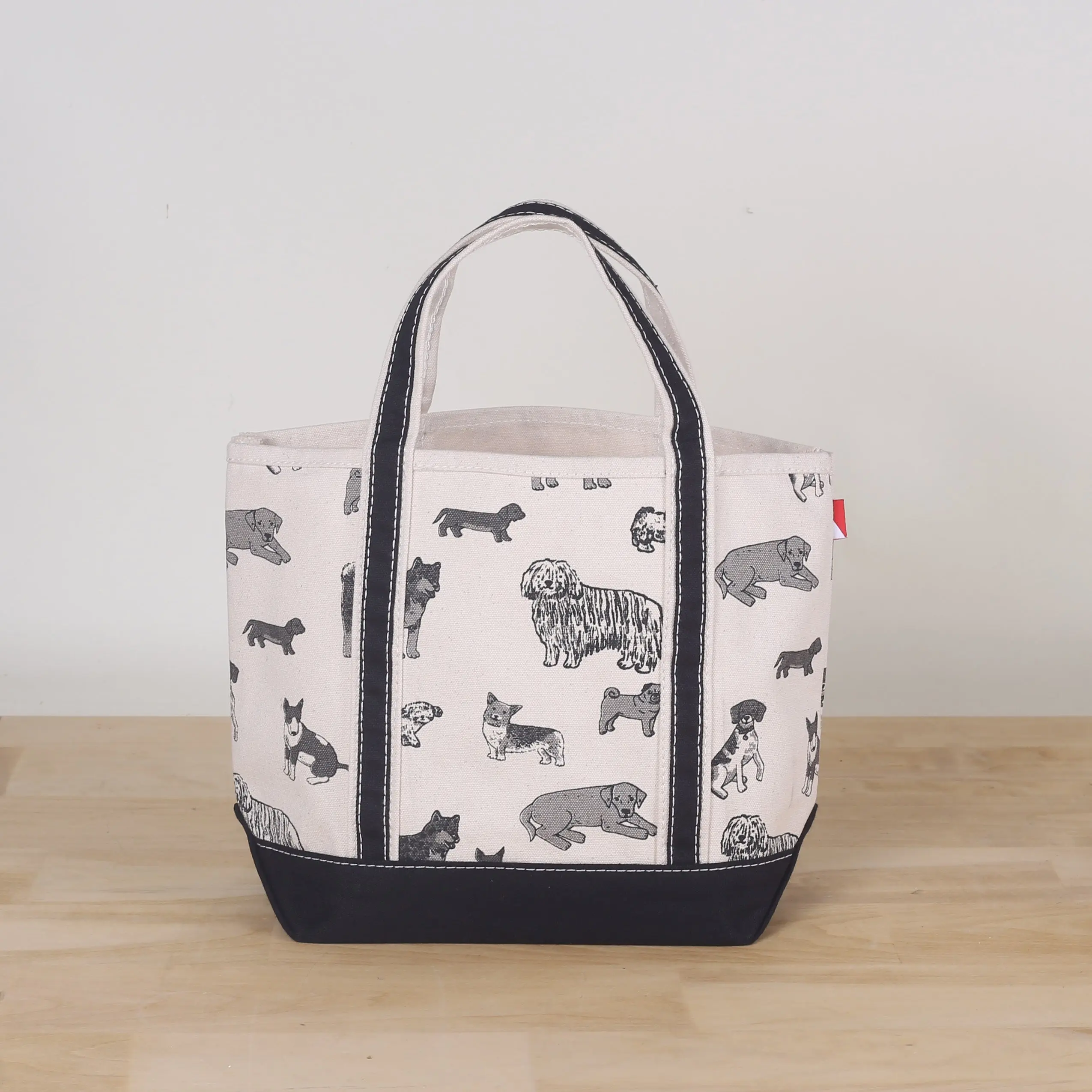 Classic ShoreBags Mini Canvas Tote Dog Print