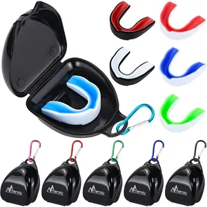 6 Pack Kids Mouth Guard, Toddler Sport Mouth Guard with 6 Portable Cases for Football Basketball Boxing MMA Wrestling Hockey
