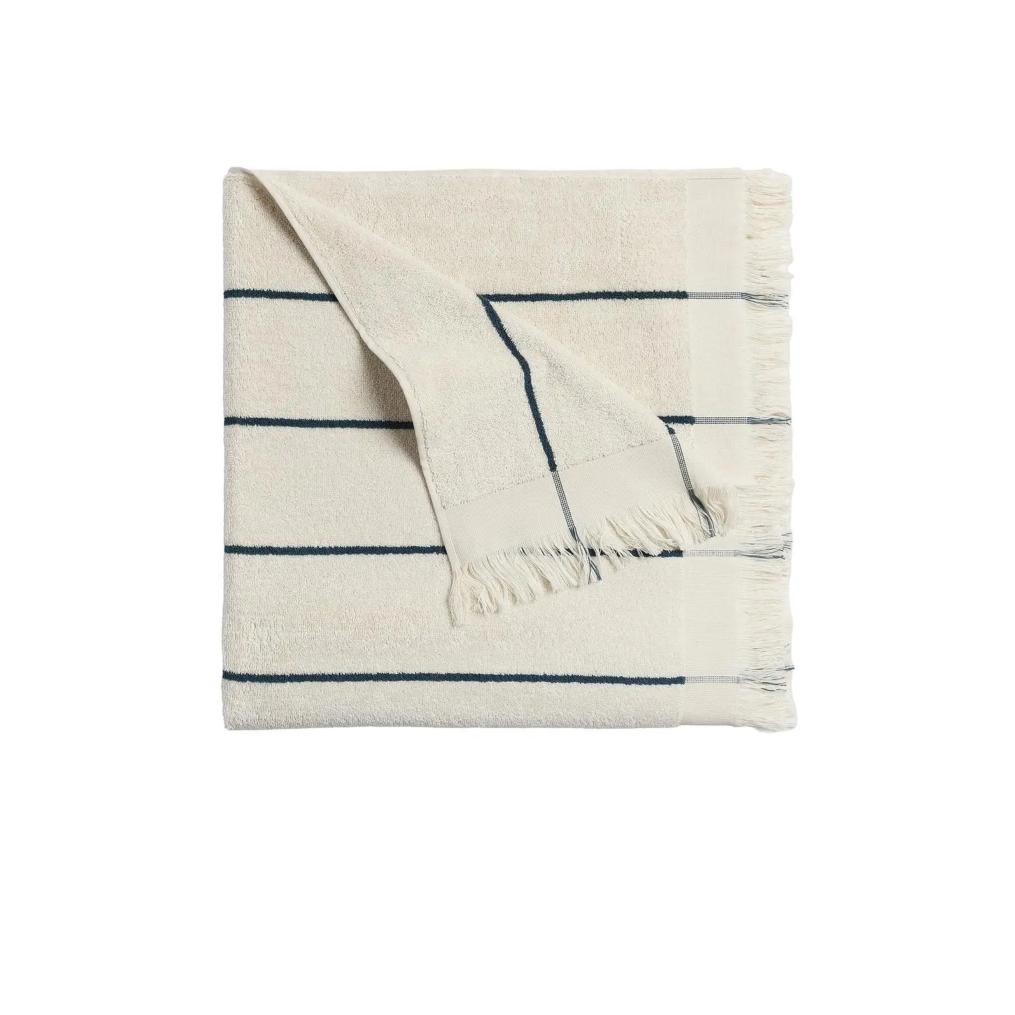 Parachute Bayside Beach Towel in Peacock
