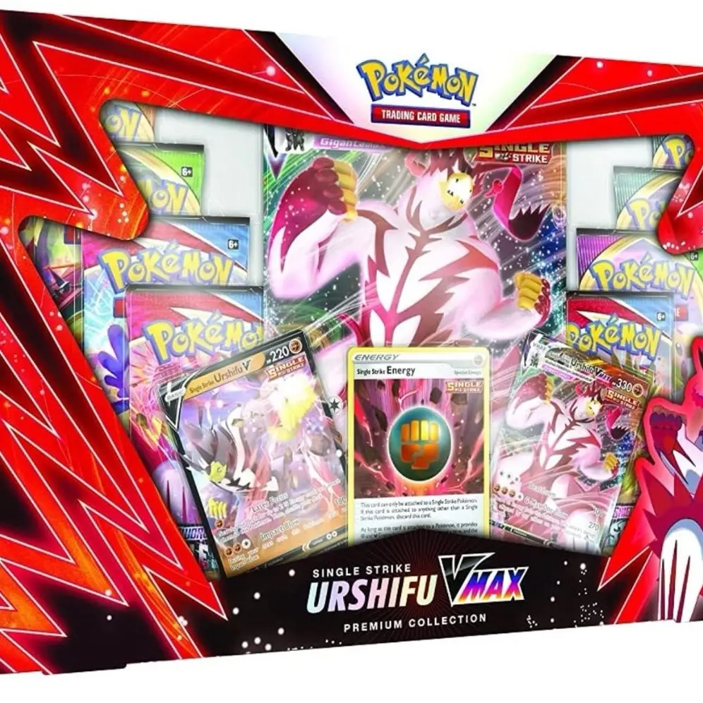 Pokemon | Urshifu Single Strike Vmax Premium Box Pokemon | Urshifu Single Strike Vmax Premium Box