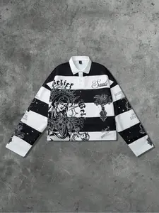 Men's Casual Fashion Long Sleeve Sweatshirt, Trendy Round Neck Pullover Top, Comfortable All Season Wear, Stylish New Arrival