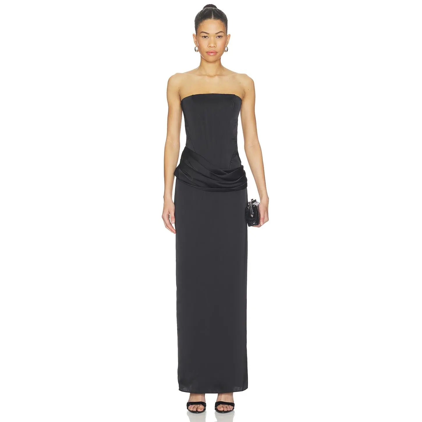 Amanda Uprichard x REVOLVE Rue Gown in Black
