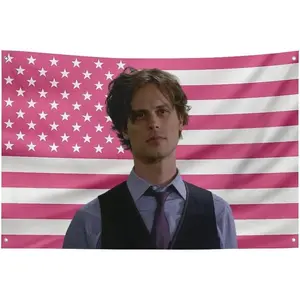 Tapestry Spencer Star Reid Tapestry Pink America Funny Cameron Flag Poster College Dorm Decor, Room Decor Merch Gift 35x59 in
