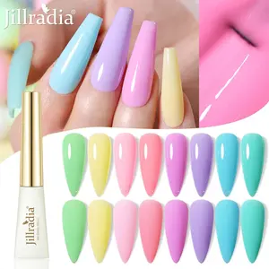 10ml Bright Macaroon Candy Nail Polish Gel 8 Colors For Choose Easter Limited Edition Nail Gel for Women - DIY Home Salon Nail Art