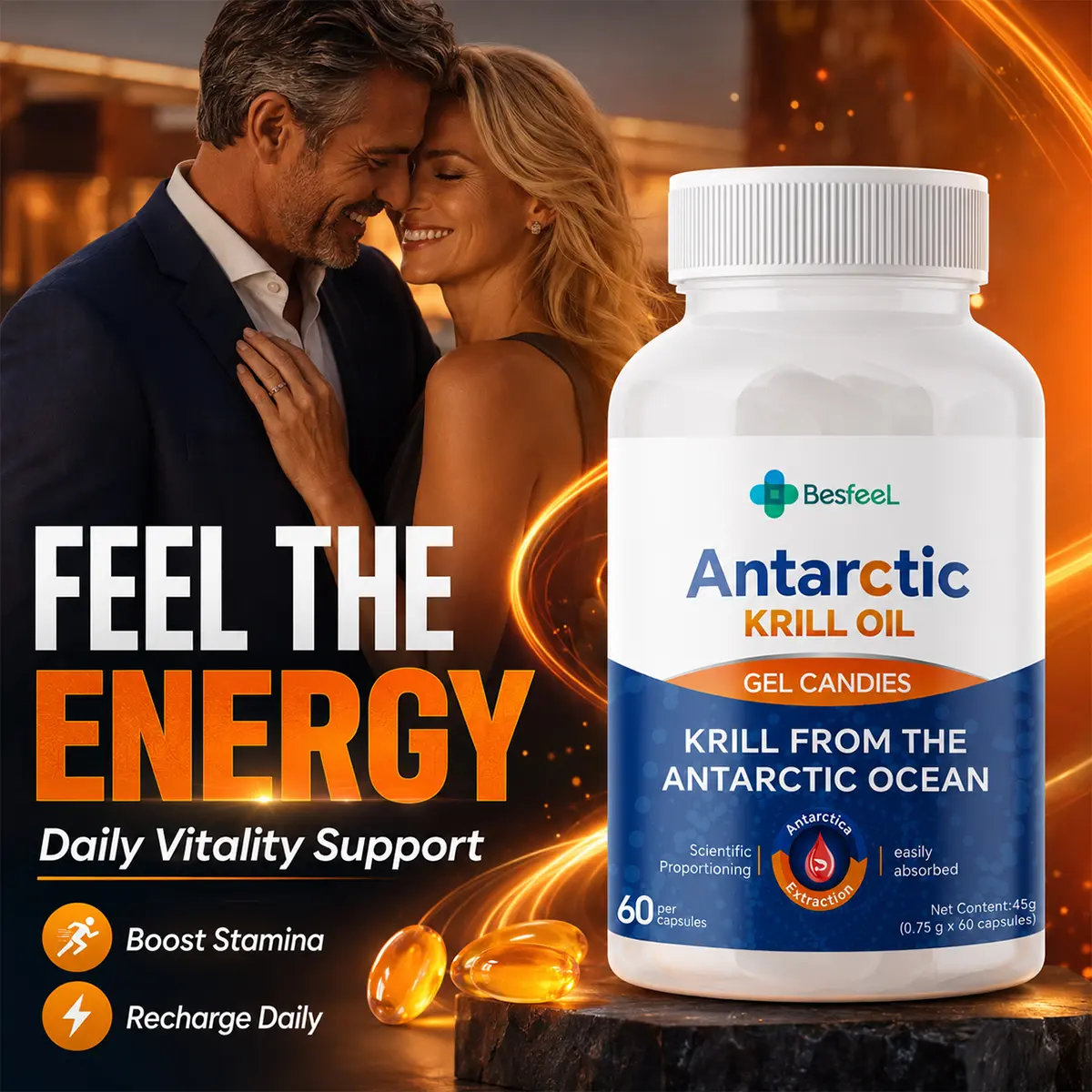Fish Oil Health Food Supplement for Long-term Wellness