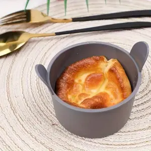 3pcs Air fryer silicone baking cup multifunctional and easy to clean bowl Air fryer silicone baking cup