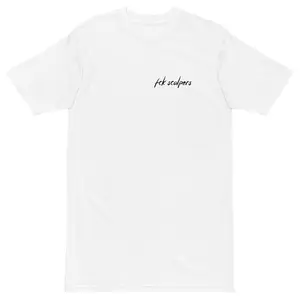 fck scalpers 2 tee - white