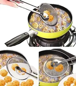 1PC Kitchen Stainless Steel Clip with Filter Spoon Multifunctional