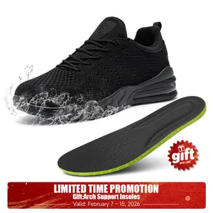 【Free Gift】Unisex Slip & Oil Resistant Work Shoes - Waterproof Safety Chef Shoes with Breathable Mesh for Kitchen & Hospital Staff Black Women