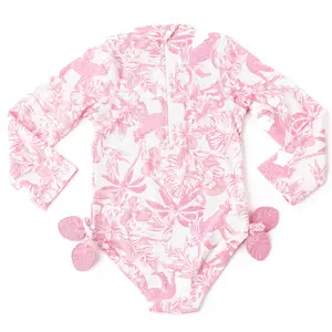 Shade Critters Pink Paradise Long Sleeve Rashguard