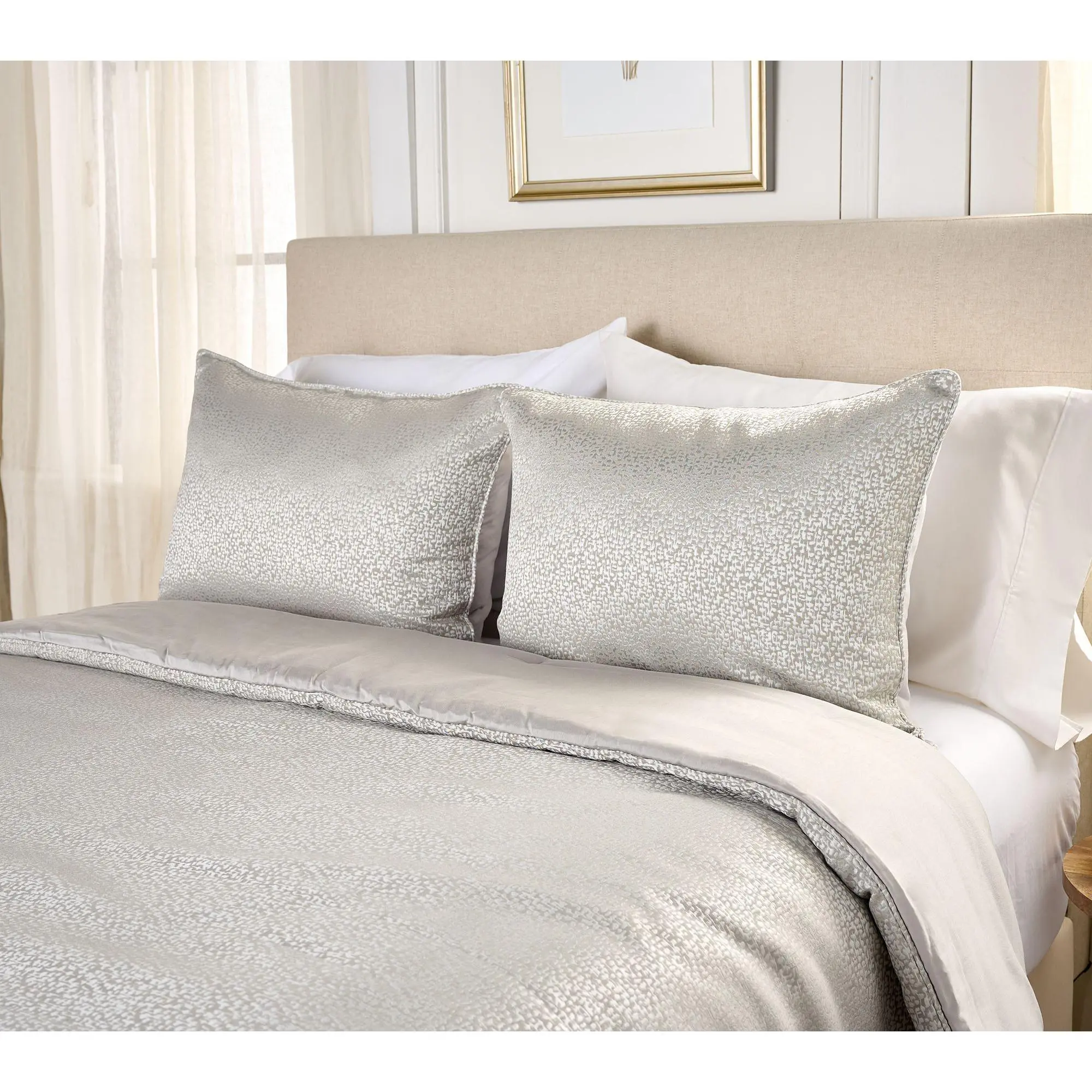 Northern Nights Signature Shiny Jacquard Queen Comforter Set