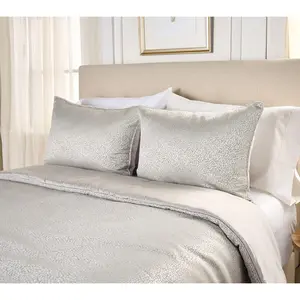 Northern Nights Signature Shiny Jacquard King Comforter Set