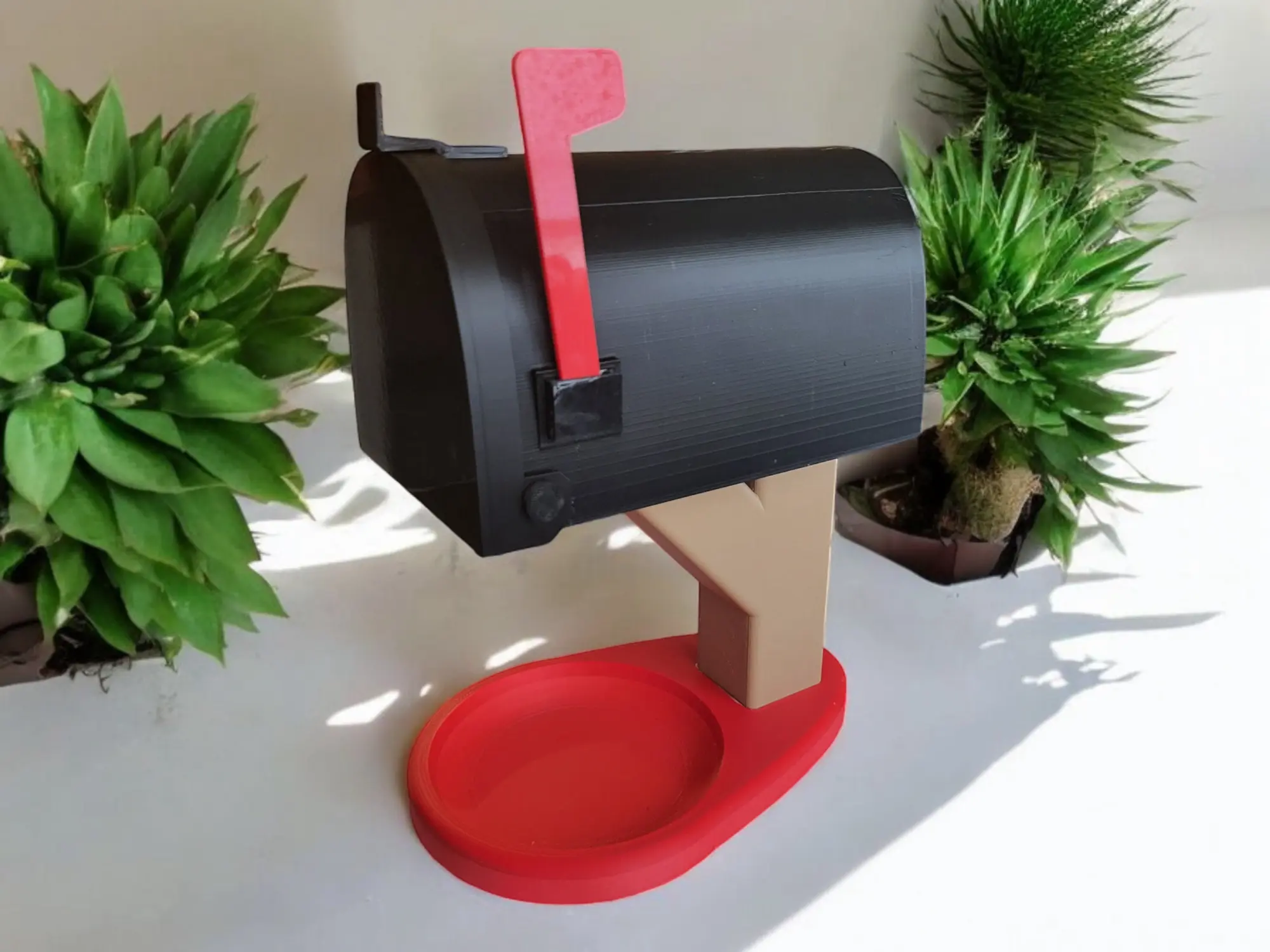 3D Printed Desk Organizer Mini Mailbox with Customizable Lettering & Bottom Tray for Classrooms and Desks Ideal Teacher Gift