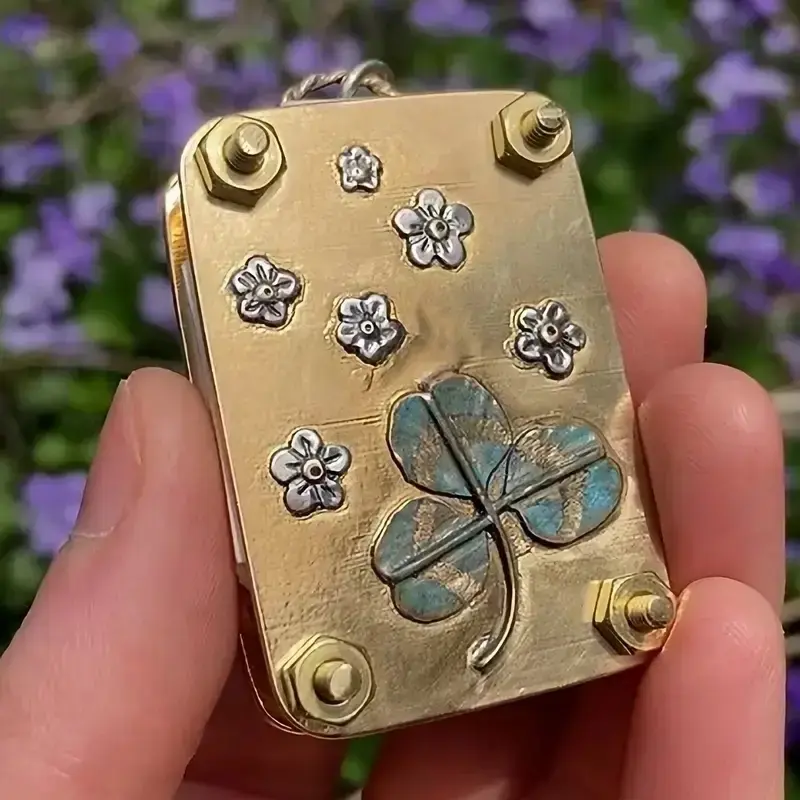 Mini Flower Pressing Kit, Handmade Micro Floral Press for Creating Bookmarks and Specimens, Perfect Thoughtful Gift for Flower Lovers and Mother's Day, Floral Crafts, Scrapbooking, Floral Imprint