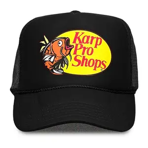 Karp Pro Shops Trucker Hat – Adjustable Snapback Mesh Cap Mesh Baseball Cap Customizable Hats