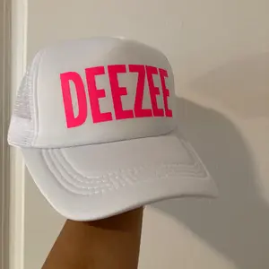 custom all white sorority/fraternity trucker hat cap blank bid day hat