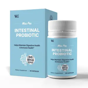 MissPep Probiotics Capsule Supplements –  30 Capsules – Daily Digestive Support to help Maintain