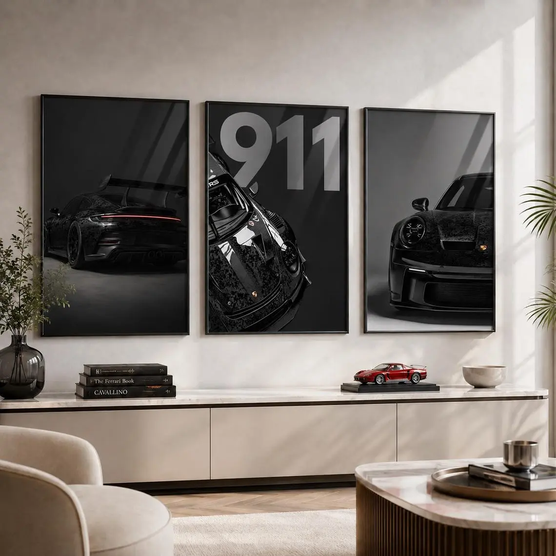 Porsche 911 GT3 Poster Set of 3 | Car Spec Print| Sports Car Wall Art | Garage Decor | Boys Room Print | Printable Art