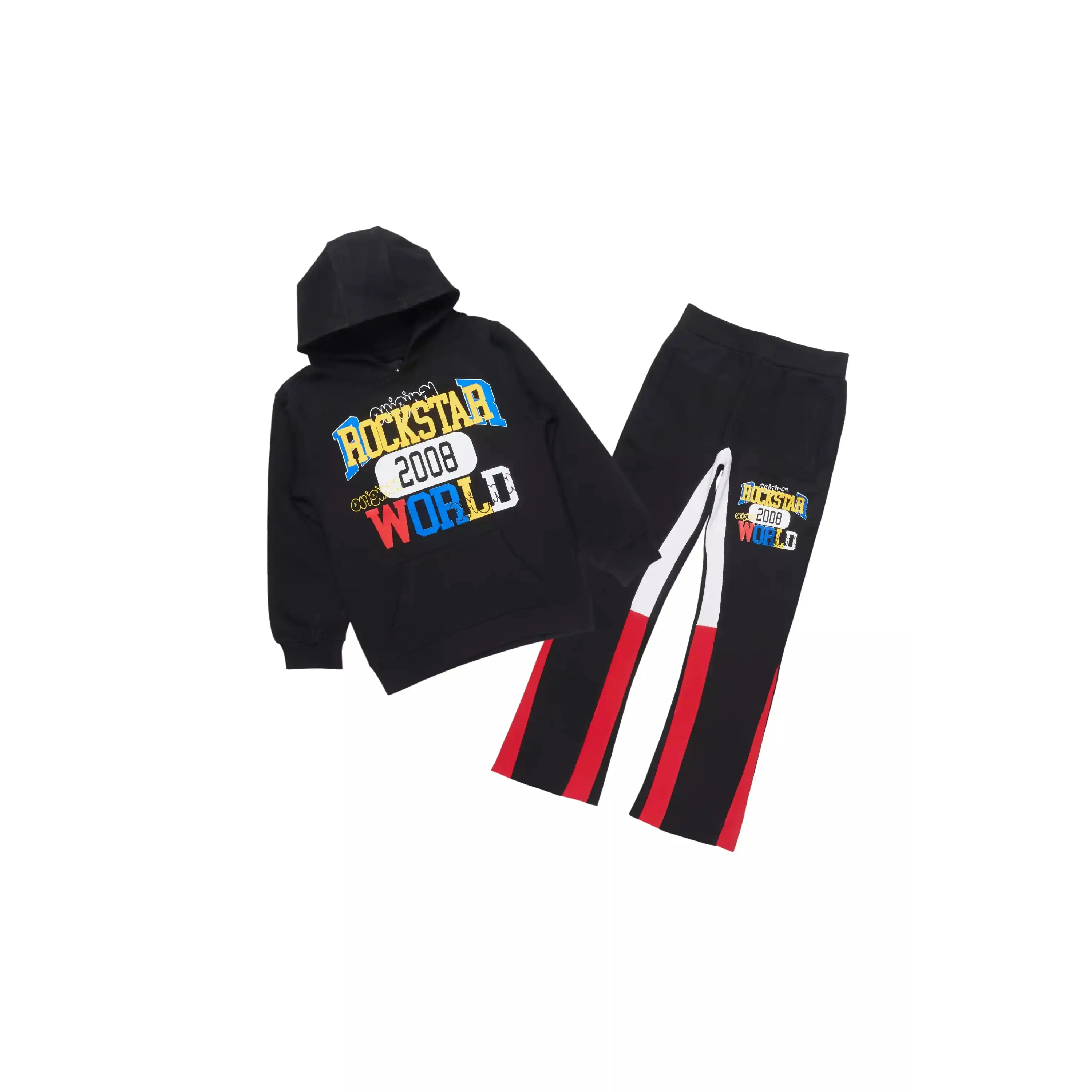 Boys Daria Black/Red Stacked Flare Track Set