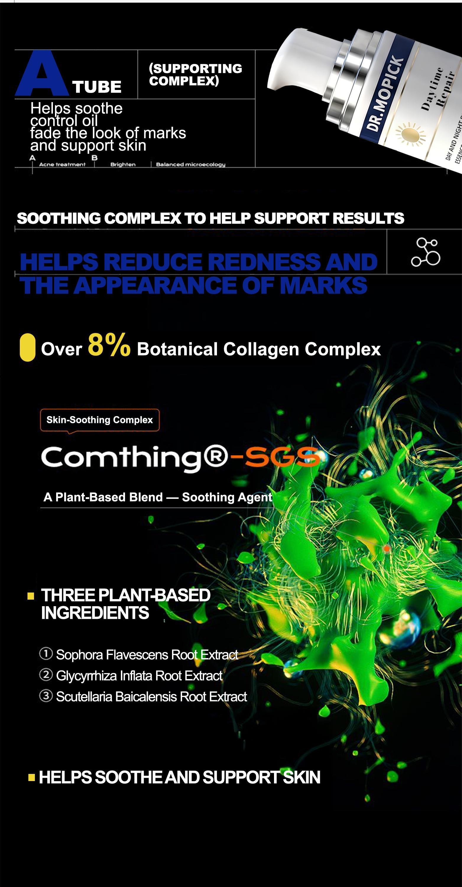 DR.MOPICK 24H Acne Care Essence, Clears Blemishes & Refreshes Skin By Day, Soothes & Prevents Breakouts By Night