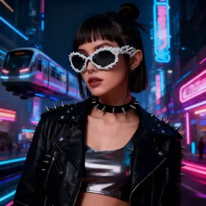Y2K Punk Spiky Sunglasses - Futuristic Irregular Shades - Edgy Rave & Festival Eyewear - Cyberpunk Goth Party Statement Sunnies