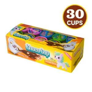Chocolate Cups, 30 cups/box, Biscuit, Chocolate Cup Snacks, Chocolate Cup Treats, Rich Milk Chocolate, Crispy Wafer Bites, Gluten-Free, Kid-Friendly, Kids' Birthday Parties