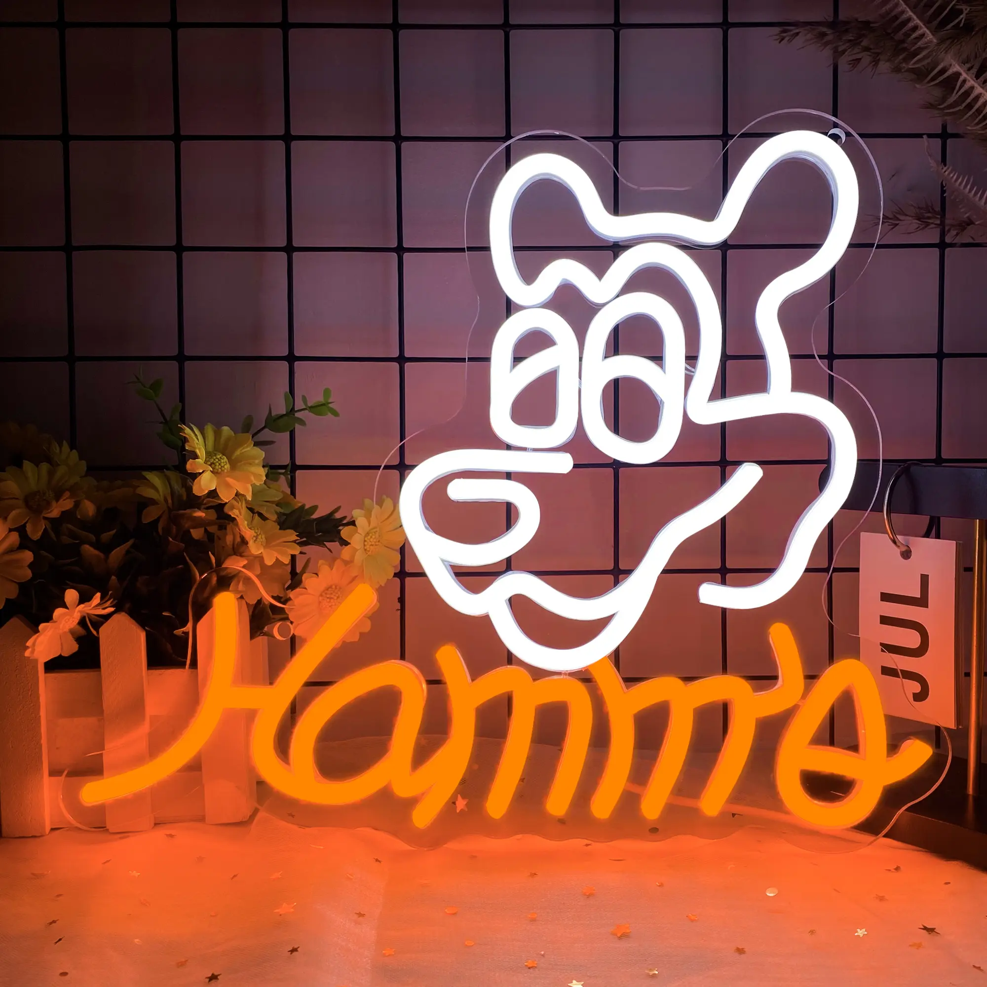 1pc Bear Neon Sign, Decorative Neon Sign, Beer Sign LED Neon Light, USB Powered Light Up Art Commercial Bar Sign, For Beer Bar Home Bar Pub Winery Restaurant Hotel Man Cave Birthday Party, Atmosphere Lighting, Led Wall Decor, Led Signs
