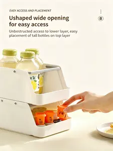 Multi-Layer Stackable Desktop Organizer, Cosmetic Storage Box, Toy Holder, Tea Bag Rack, Snack Tray, Tabletop Shelf