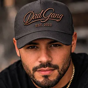 Dad Gang EST. 2025 Dad Cap | Embroidered Baseball Hat