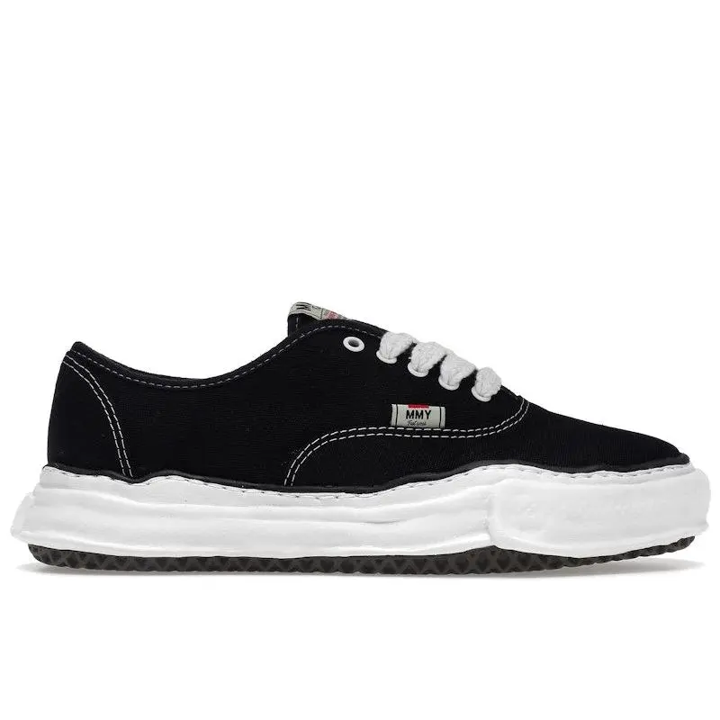 Maison Mihara Yasuhiro Men's Baker OG Sole Canvas Low Black, from StockX