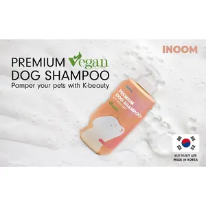 INOOM Dog Vegan Shampoo Hypoallergenic - Made In Korea - K-Beauty ingredients dog shampoo