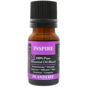 Plantlife Inspire Essential Oil Blend – Aromatherapy for Creativity, Calm & Focus