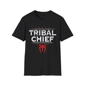 Roman Reigns Tribal Chief T-Shirt - S-3XL - Unisex Soft-Style