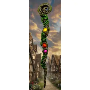 Magic Wand with Painted Stones