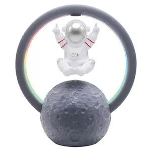 Cartoon Magnetic Levitating Bluetooth Speaker With Colorful Mood Light