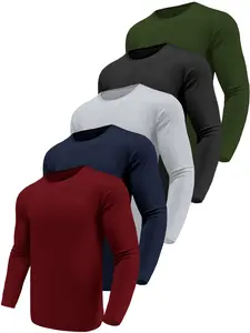 Long Sleeve Shirts for Men Moisture Wicking Mens Tee Shirts Workout Sun Protection T Shirt for Running Long Sleeve Shirts for Men Moisture Wicking Mens Tee Shirts Workout Sun Protection T Shirt for Running