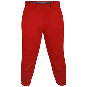 Knicker/Yoga Style Softball Pants For Girls (Red)