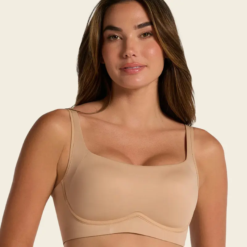 Leonisa Everyday Wireless Support Bra - Smooth, Comfortable Fit Under Clothing